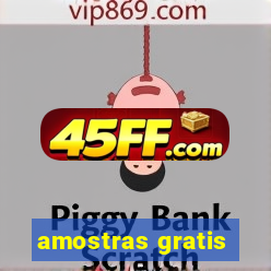 amostras gratis